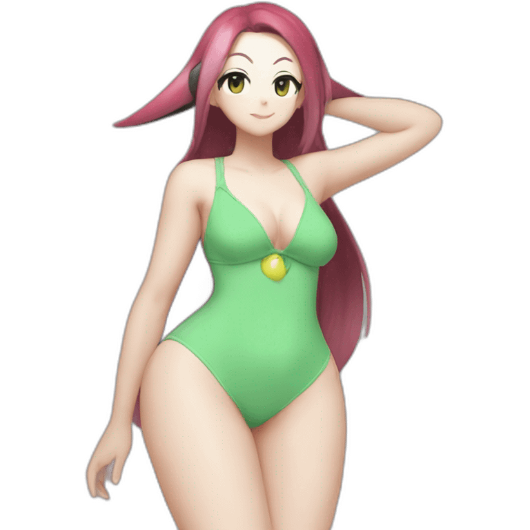 gardevoir pokemon full body pawg small swimsuit back emoji