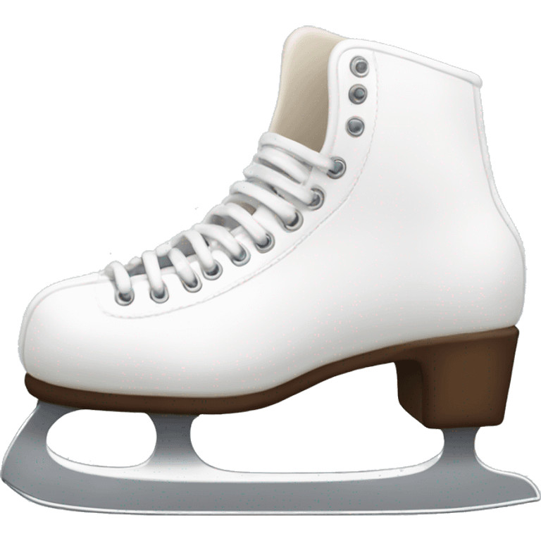 White ice skates emoji