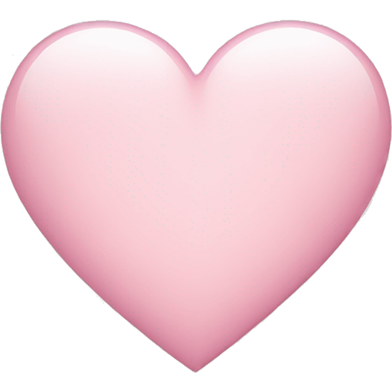 Light light pink heart emoji