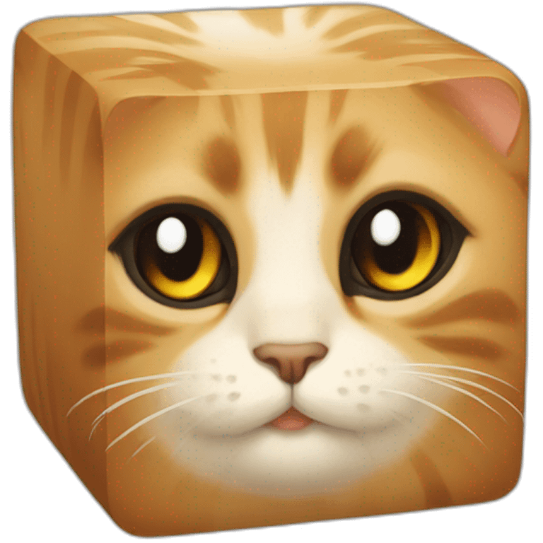 Cat cube emoji