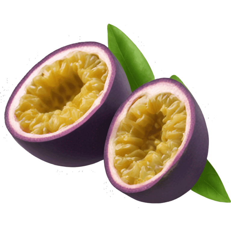 a passionfruit emoji