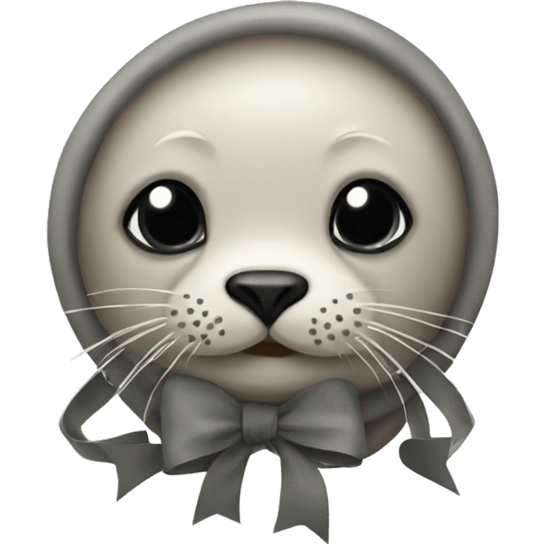 seal with a bow emoji