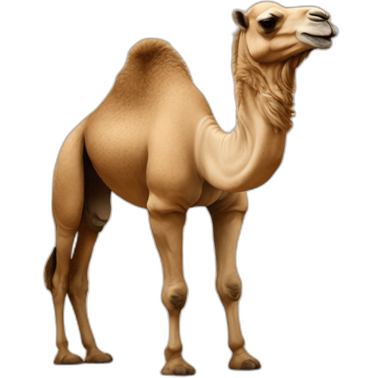 Camel on semster emoji