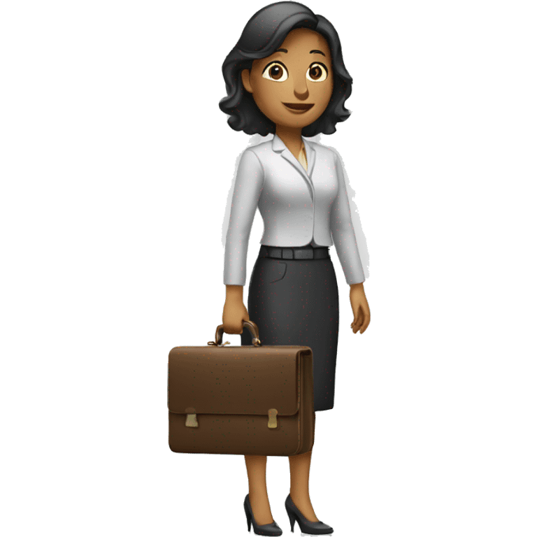 woman holding briefcase emoji