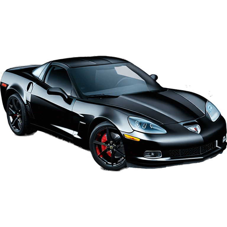 2008 corvette z06 black emoji