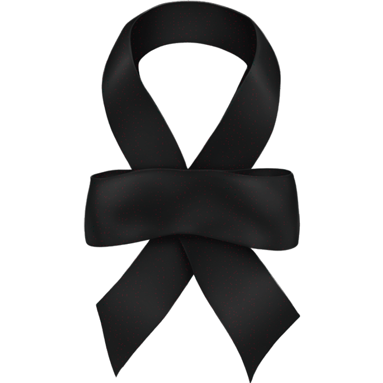 Black ribbon emoji