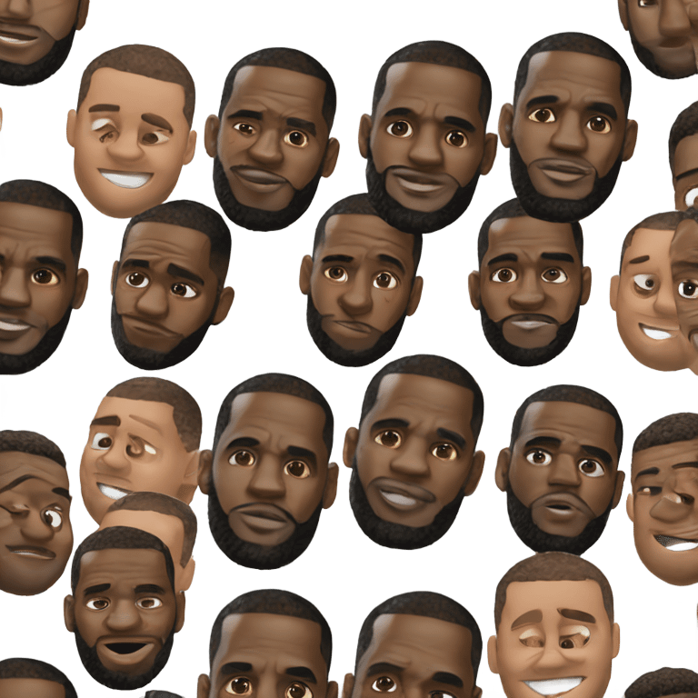 lebron james glorious emoji