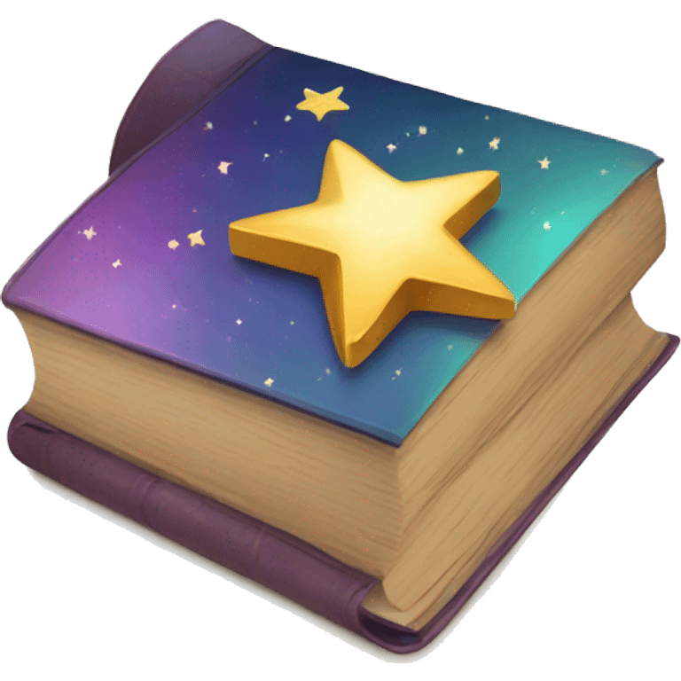 book with a star emoji