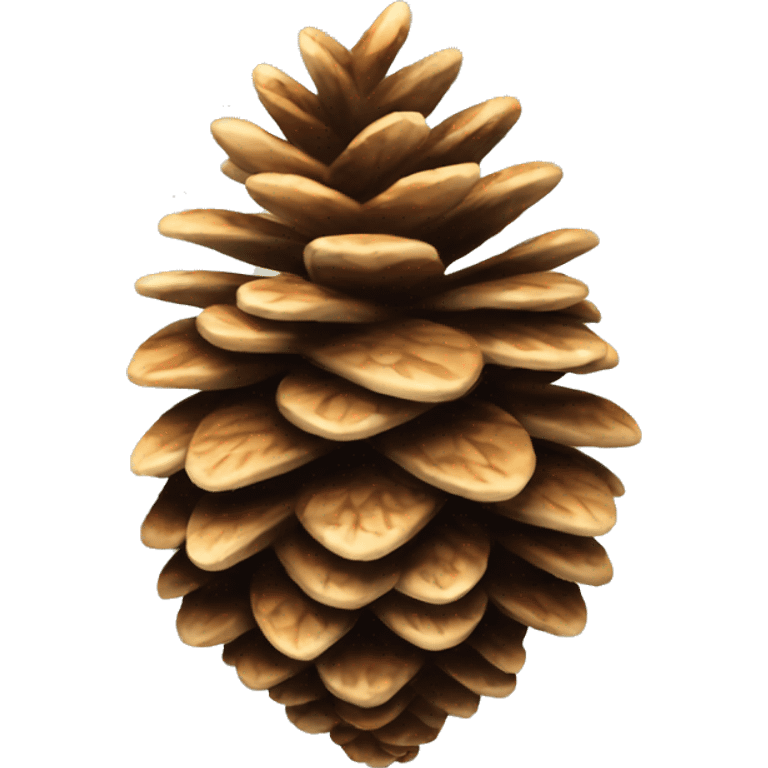 Spruce pine cone emoji