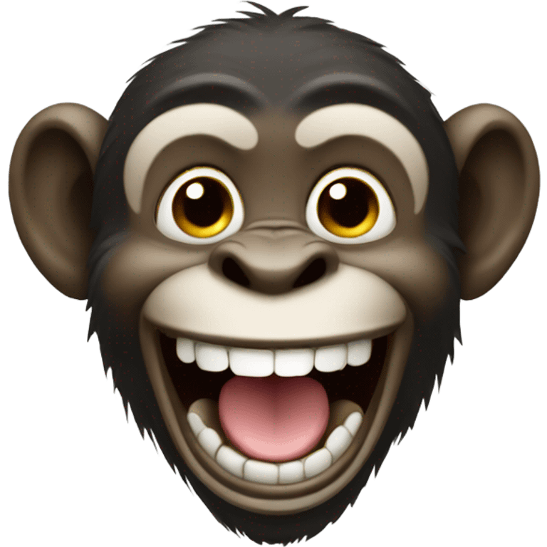 Laughing monkey emoji