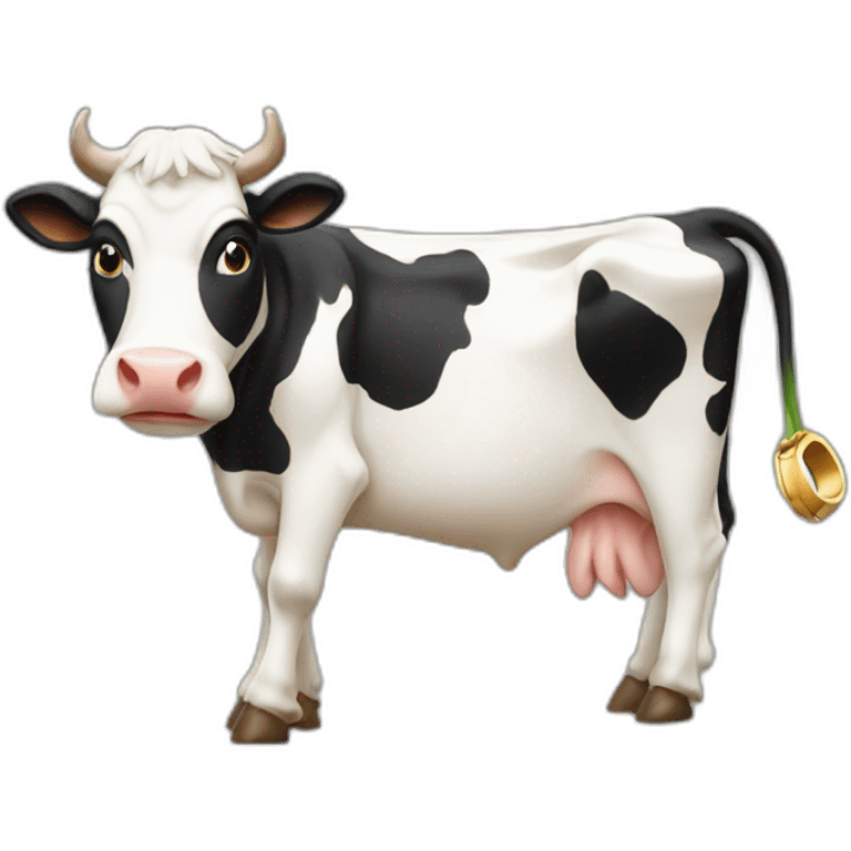 Cow with ring emoji