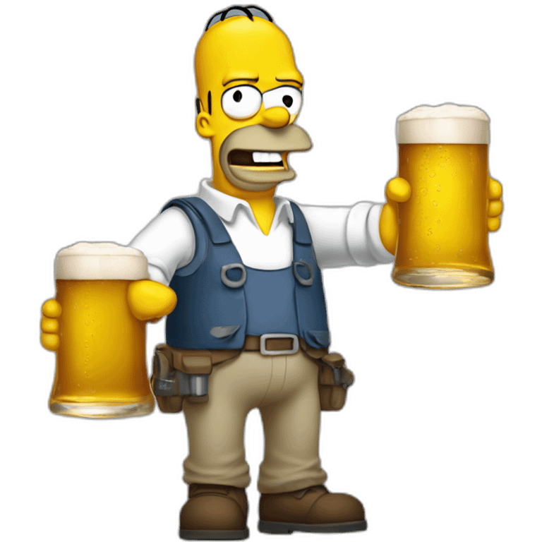 Homer bière emoji