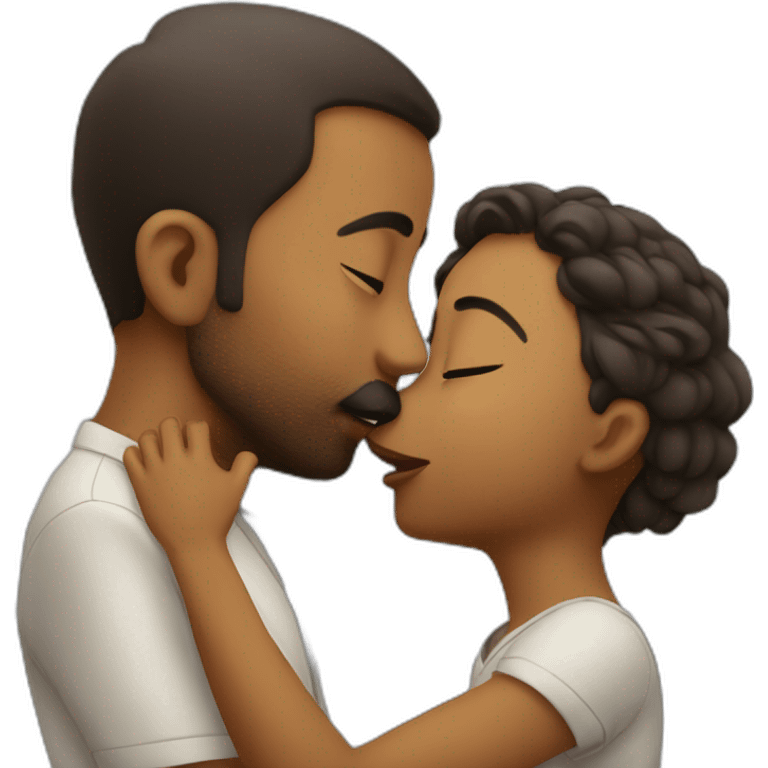 biju 1 kissing biju 2 and 3 emoji