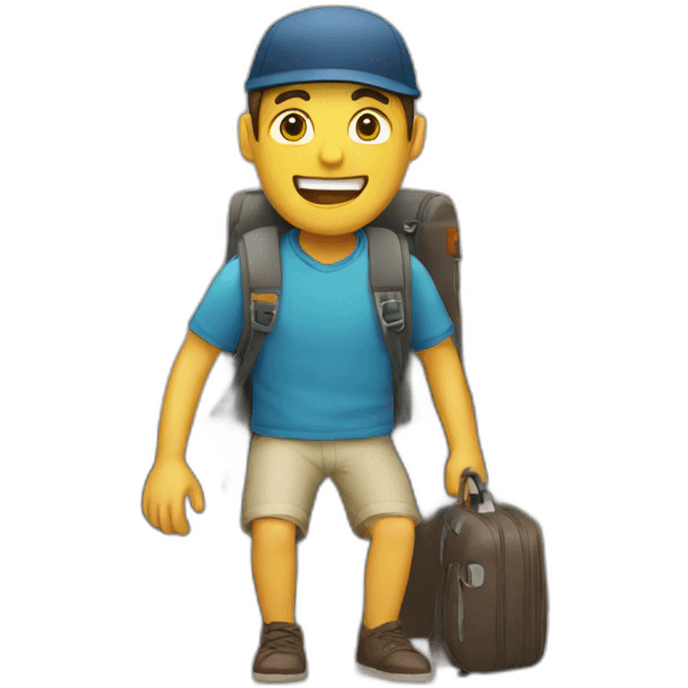 Travel guy emoji