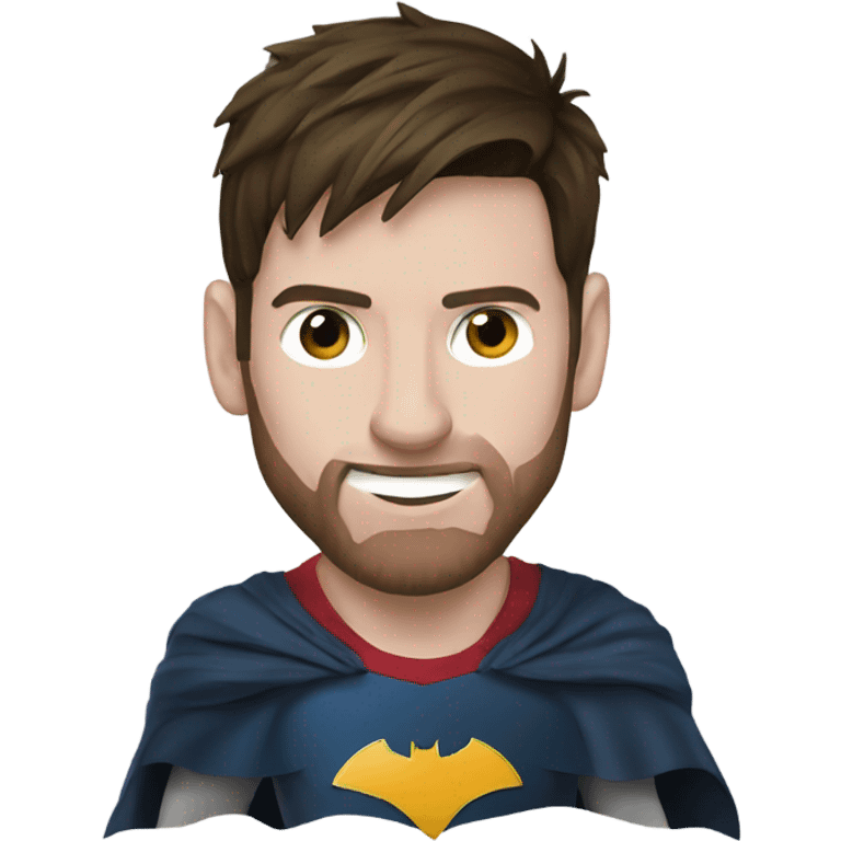 Messi with batman emoji