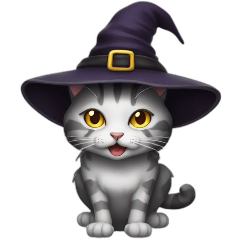 witch cat emoji