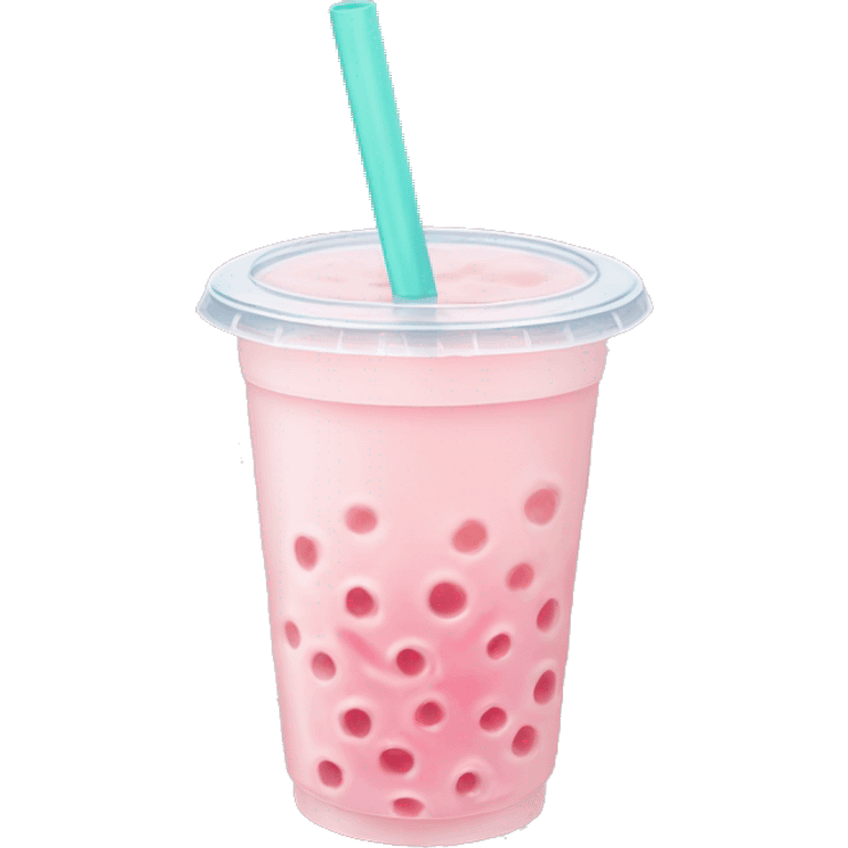 Light pink bubble tea emoji