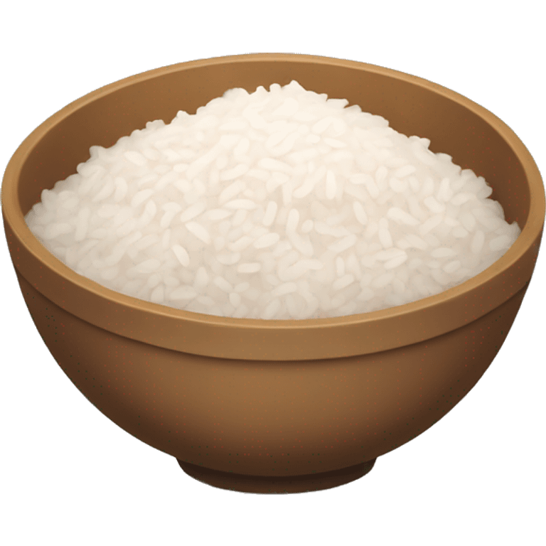 Steamy rice bowl emoji