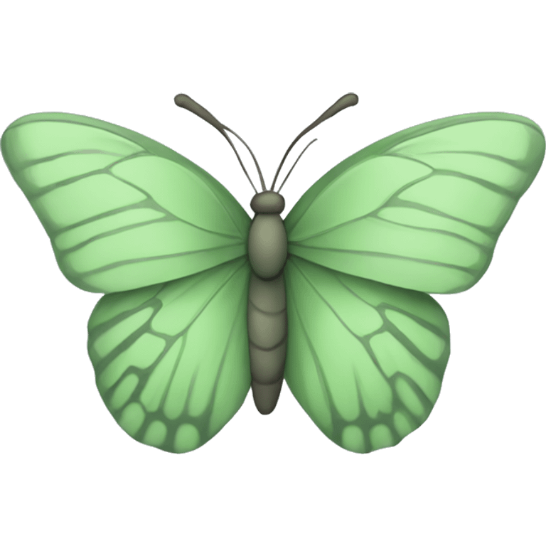 Sage green butterfly  emoji