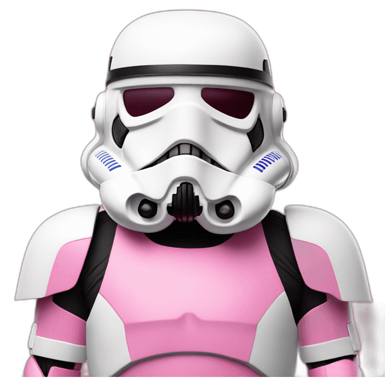 fully pink stormtrooper emoji