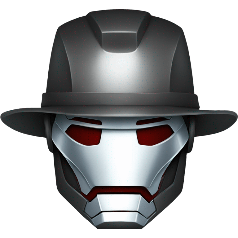 iron man with a hat emoji