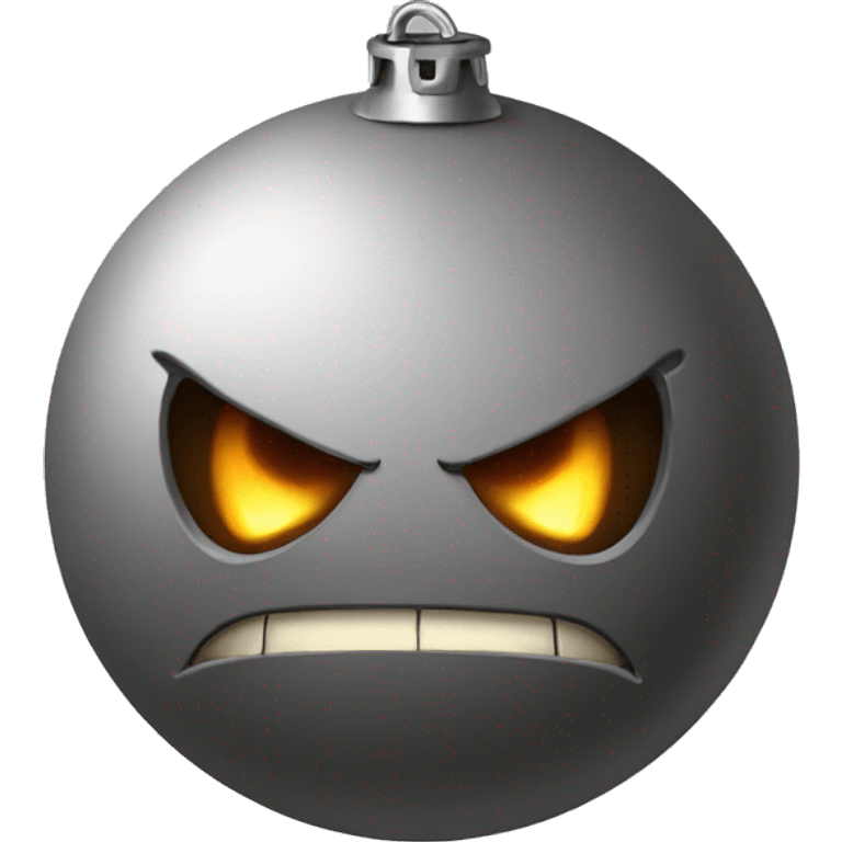 Angry bomb emoji