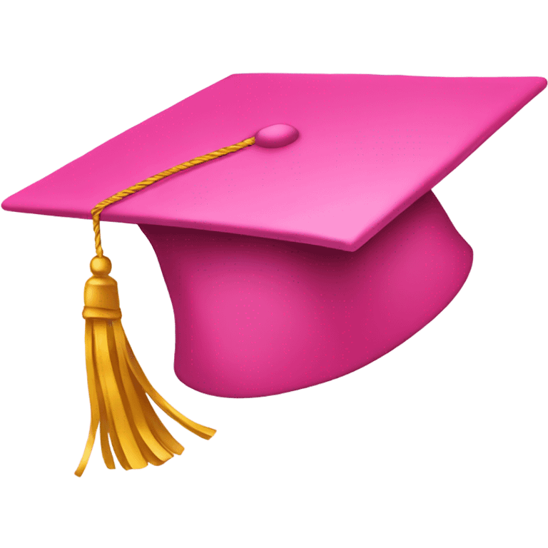 pink graduate hat emoji