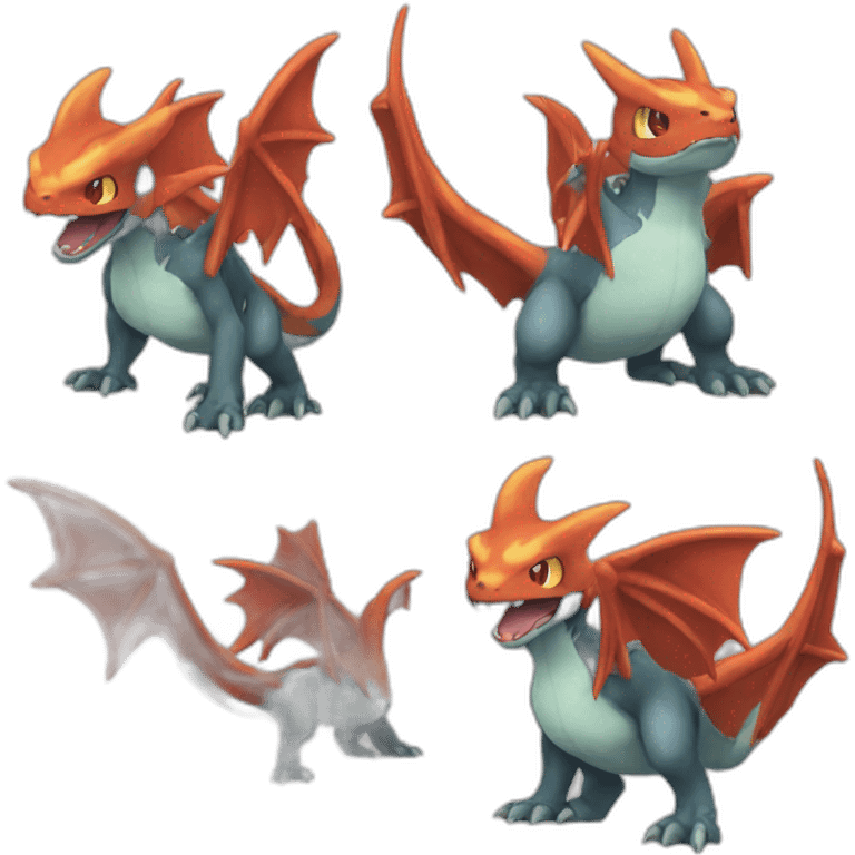 Pokémon dracaufeu emoji