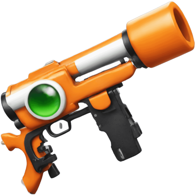 splatoon inkling shooting ink emoji