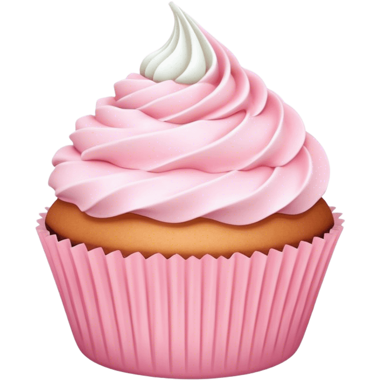 pastel pink cupcake emoji