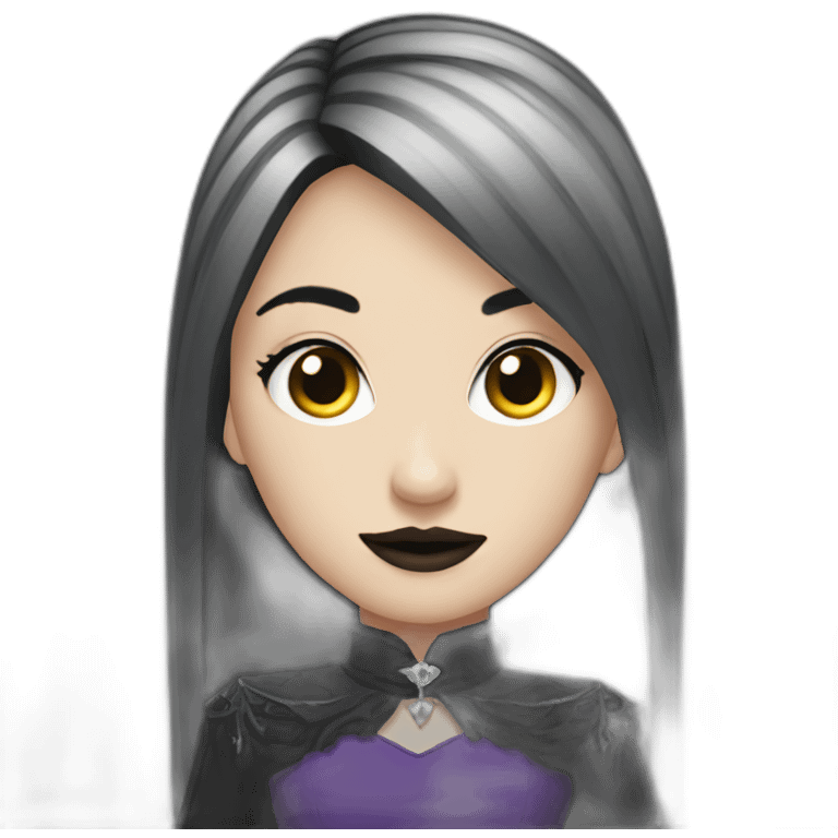 goth princess emoji