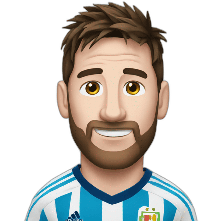 Messi world cup emoji