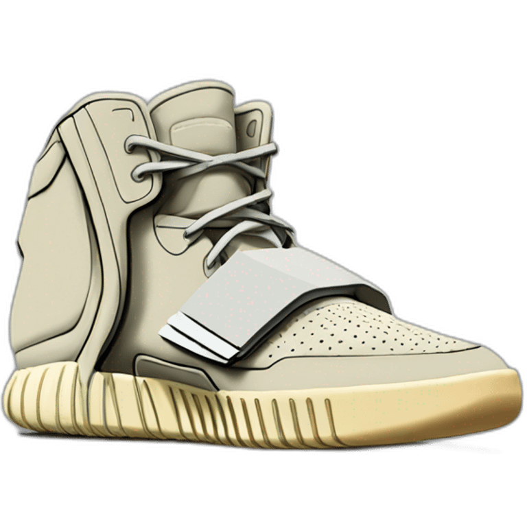 Adidas-yeezy-750 emoji