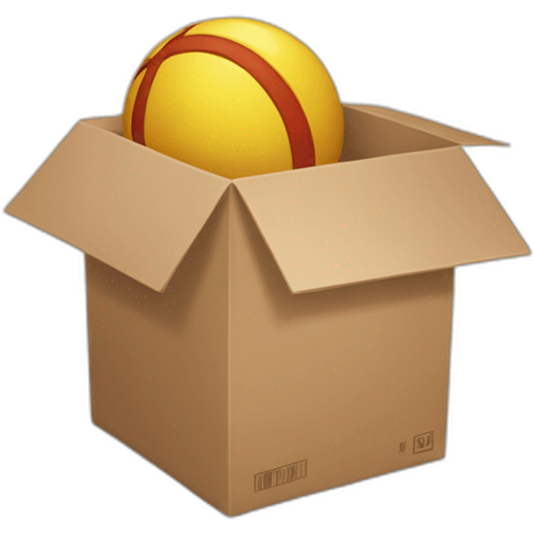 ball inside a box emoji