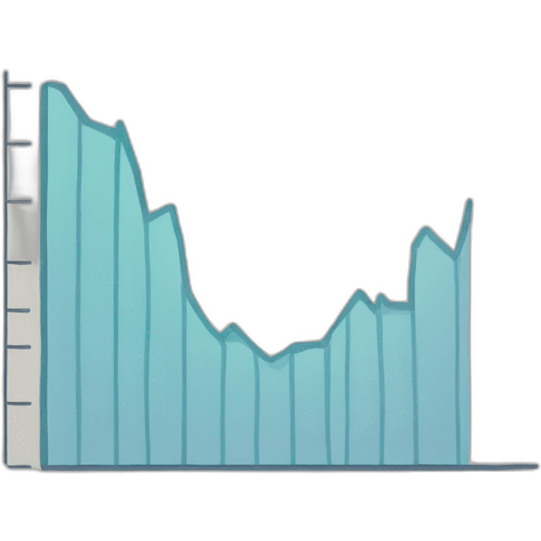 graph that is flat then has a big drop emoji