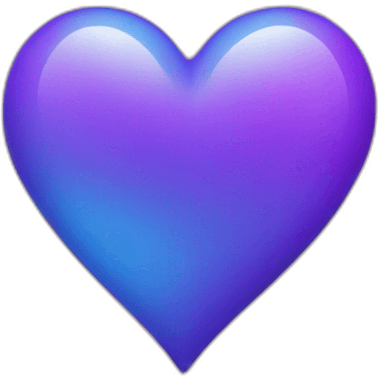 Purple and blue heart emoji