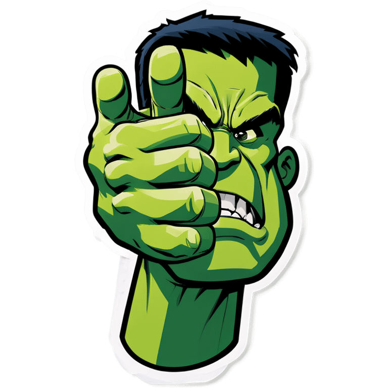 Hulk thumb up emoji