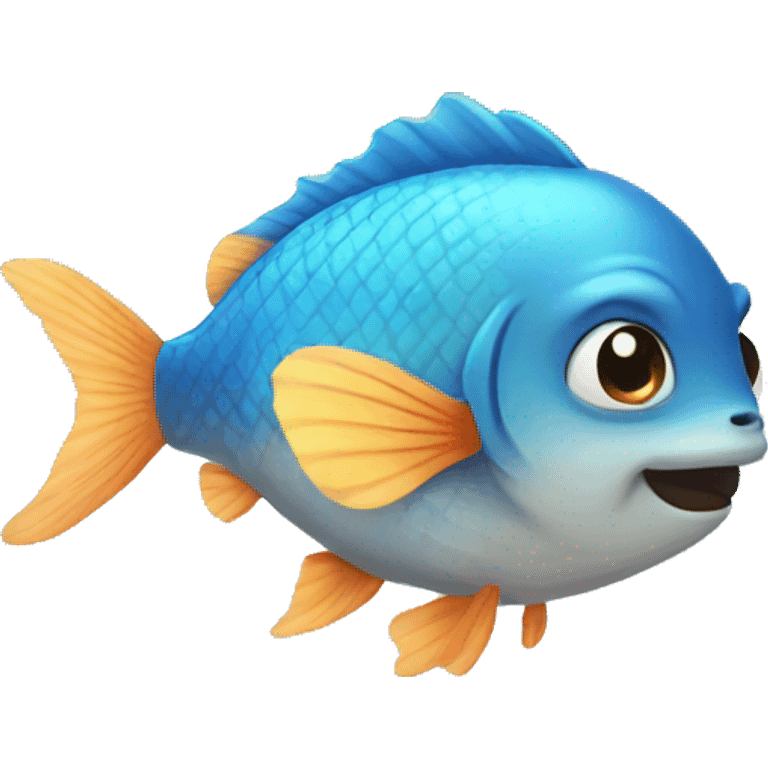 Cute fish emoji