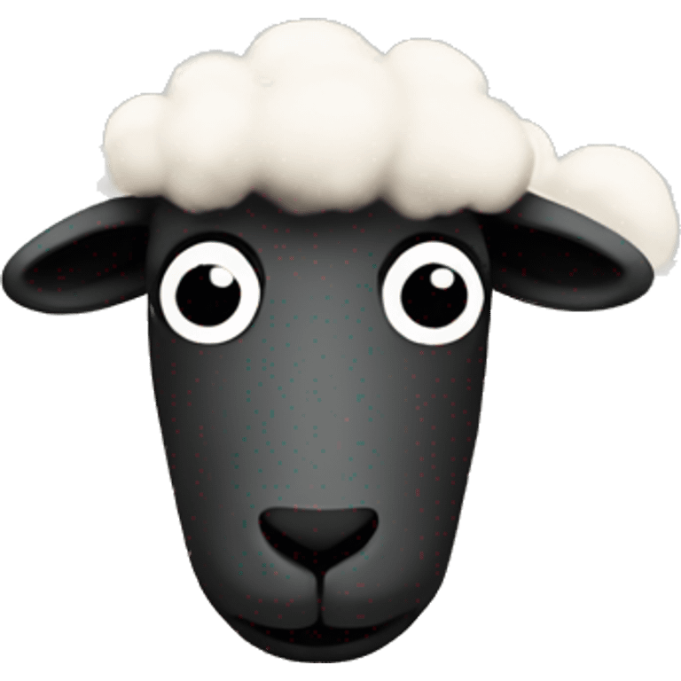 Wooly sheep saying Alpha emoji