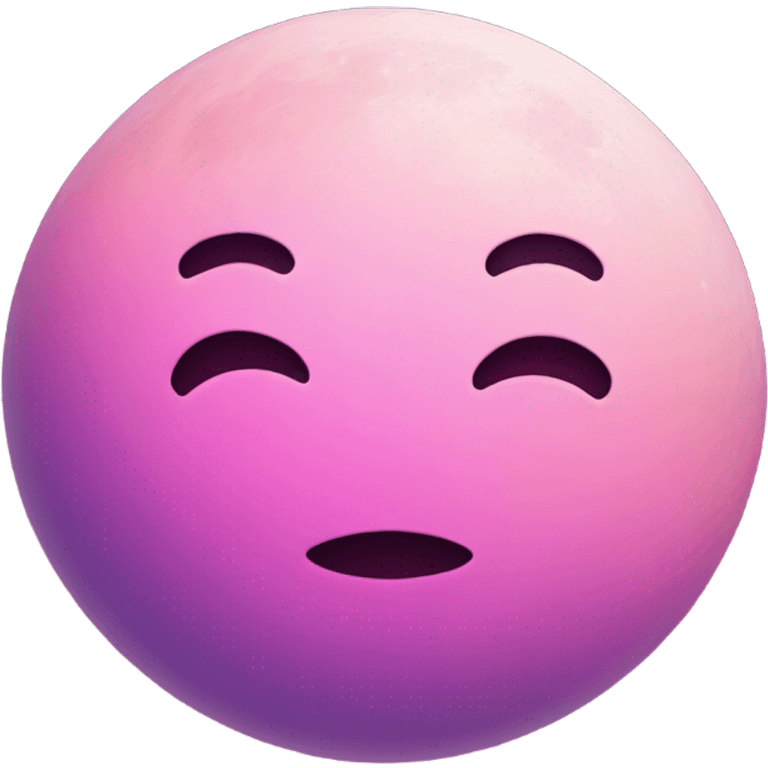 Luna rosa emoji