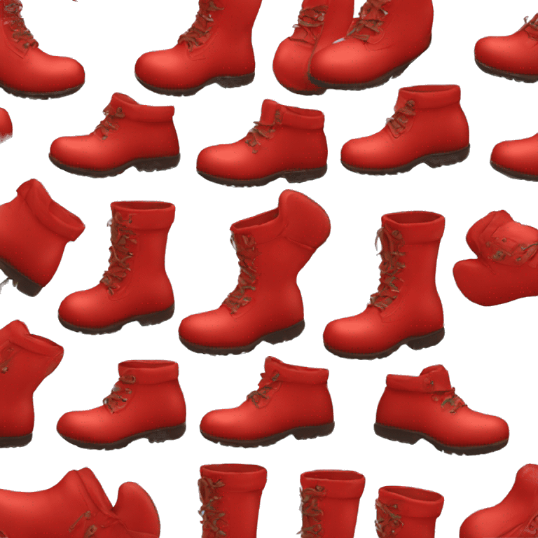 Red boots emoji