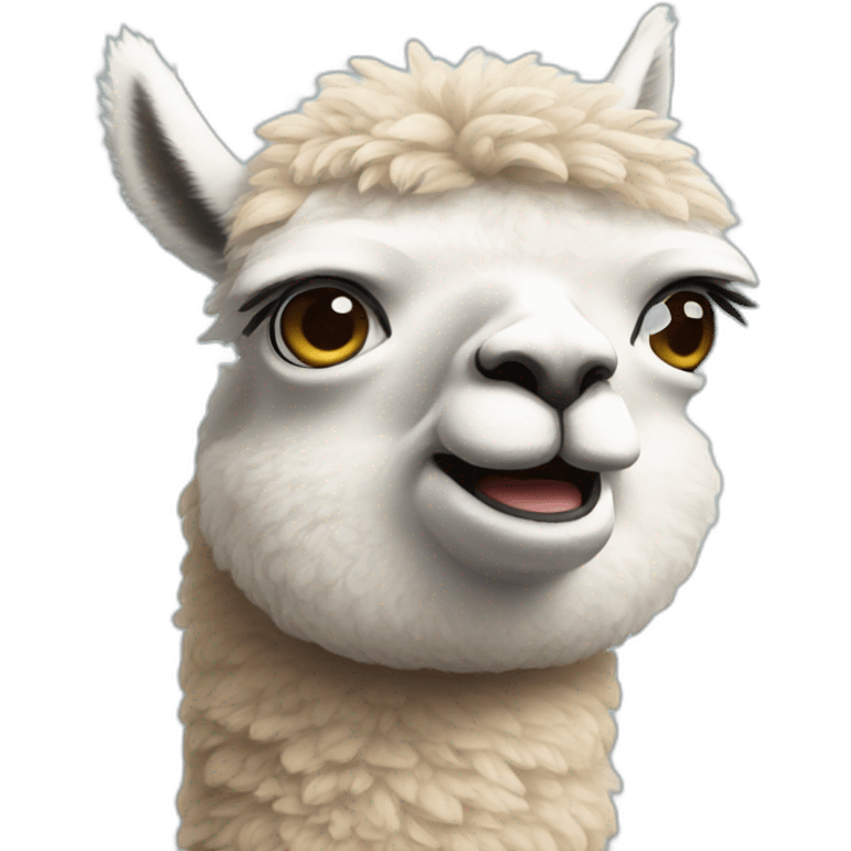 alpaca-asking-question emoji