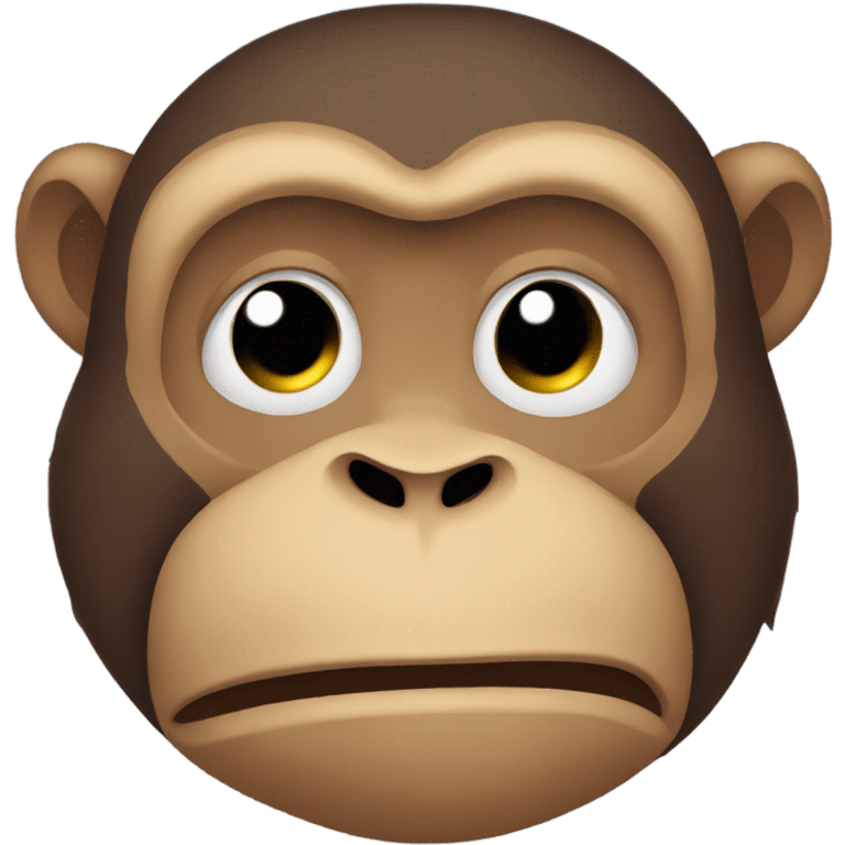 Monkey tired emoji