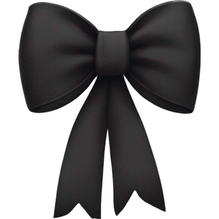 black bow emoji