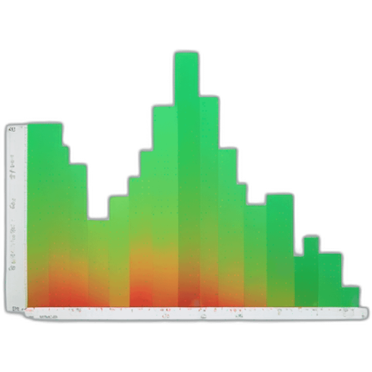 histogram with a target in the top right emoji