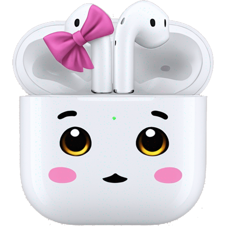 airpods max with bows emoji