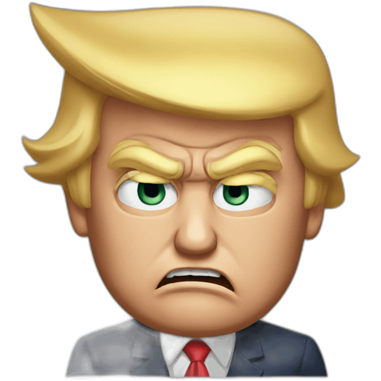 President donald trump very angry emoji