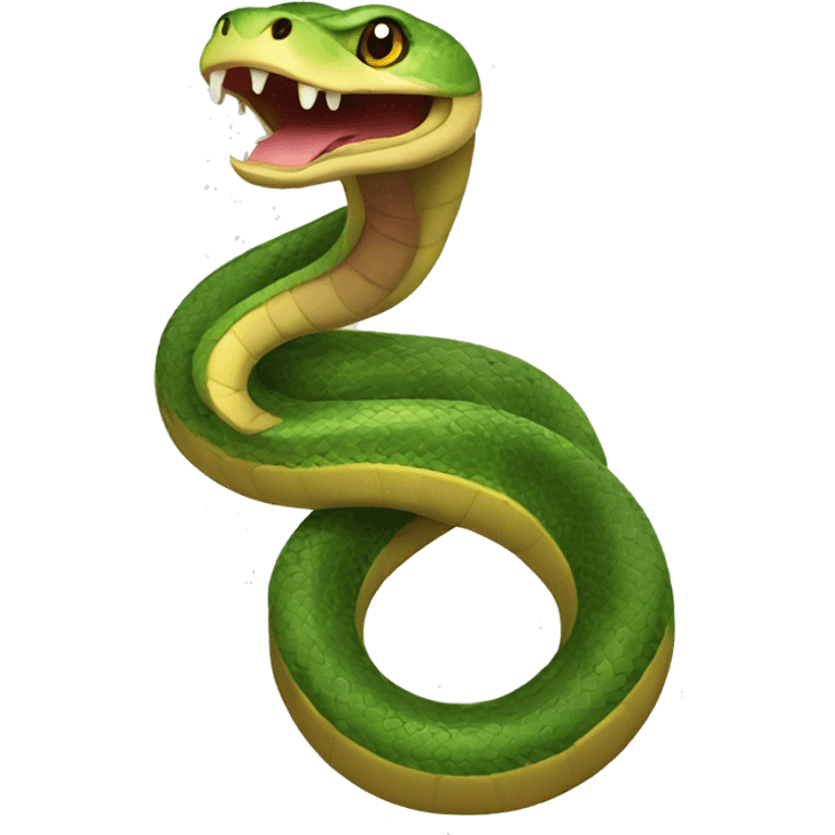 Snake saying Yap Yap emoji