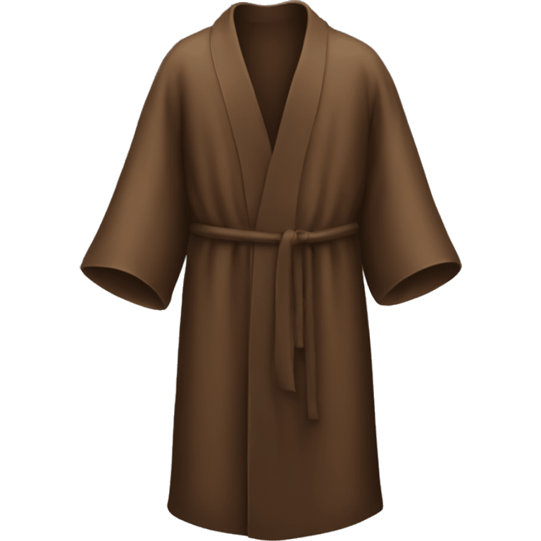 Brown robe emoji