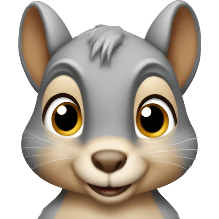 shy squirrel emoji